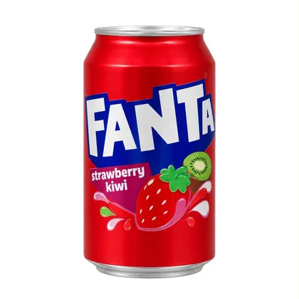 Fanta morango e kiwi em lata