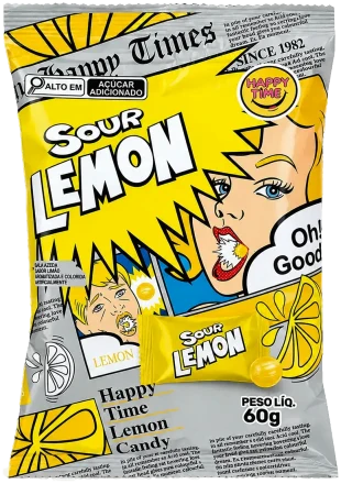 Bala azeda Sour Lemon